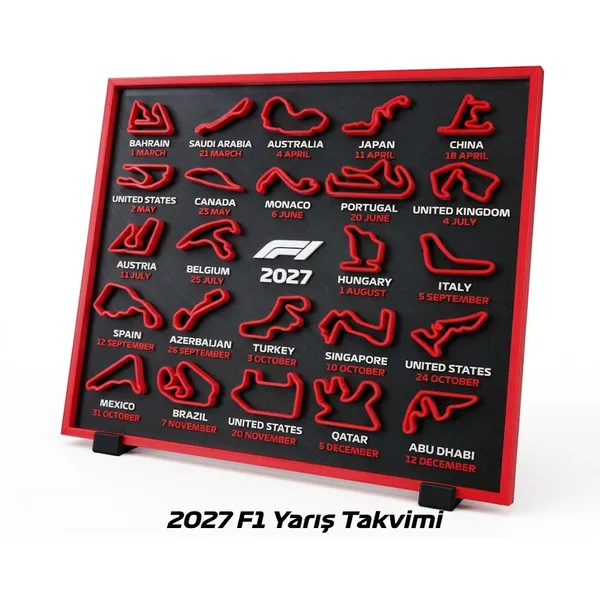 F1 2027 Yarış Takvimi